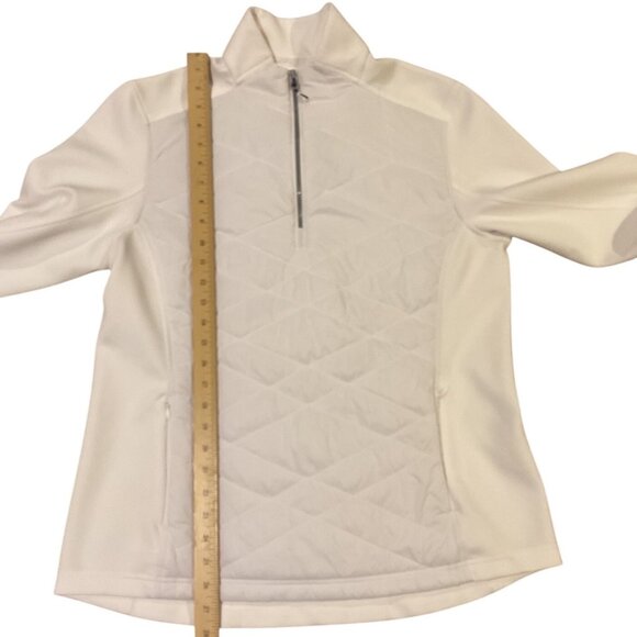 Marmot Womens White Quilted Half-Zip Pullover Jacket Size XL - Picture 10 of 13